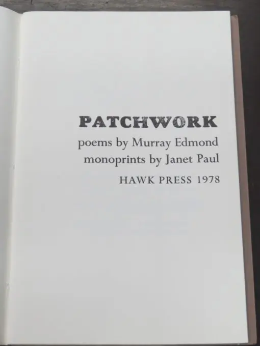 Murray Edmond, Janet Paul, Patchwork - Image 7
