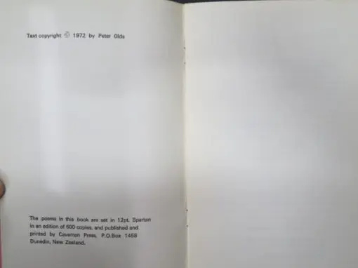 Peter Olds, 4 V8 Poems, signed - Image 5