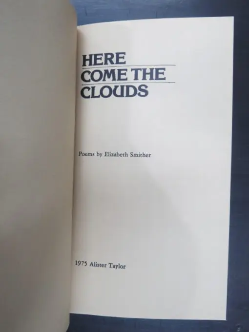 Elizabeth Smither, Here Come The Clouds - Image 5