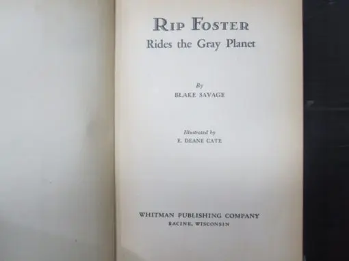 Blake Savage, Rip Foster Rides the Gray Planet - Image 9