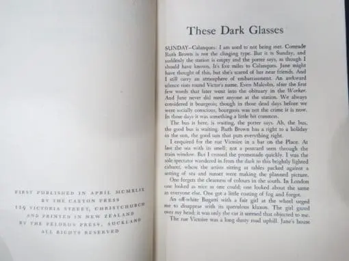 Greville Texidos, These Dark Glasses, Caxton Press, 1949 - Image 4