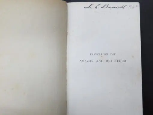 Alfred Russel Wallace, Travels on the Amazon and Rio Negro - Image 14