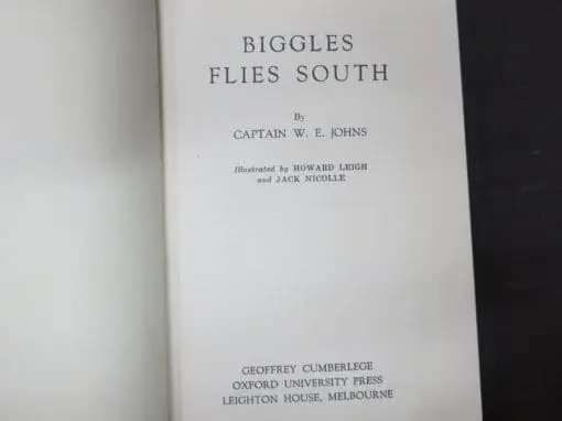 Captain W. E. Johns, Biggles Flies South, 1946 - Image 8