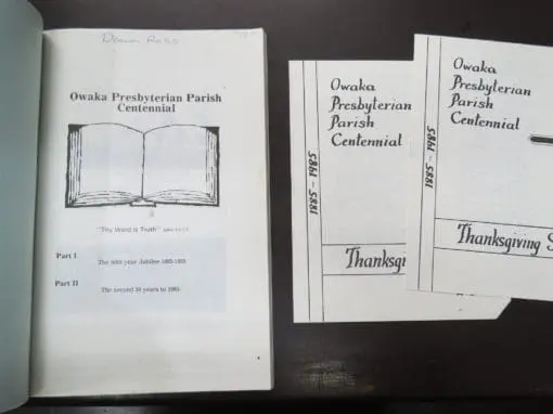 Owaka Presbyterian Parish Centennial 1885 - 1985 - Image 9