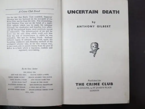 Anthony Gilbert, Uncertain Death - Image 6