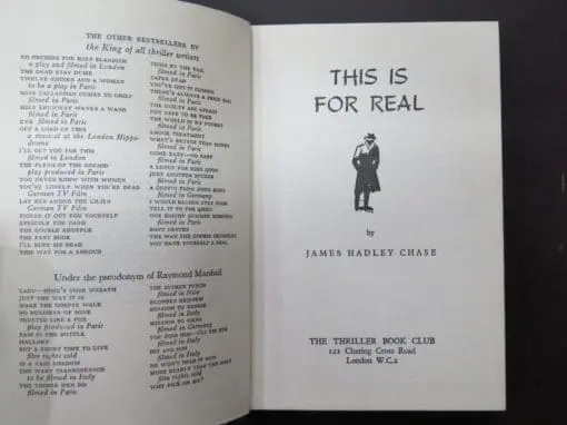 James Hadley Chase, This Is For Real - Image 6