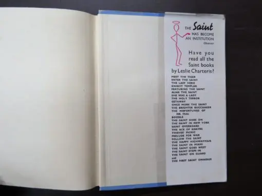 Leslie Charteris, The Saint Sees It Through - Image 4