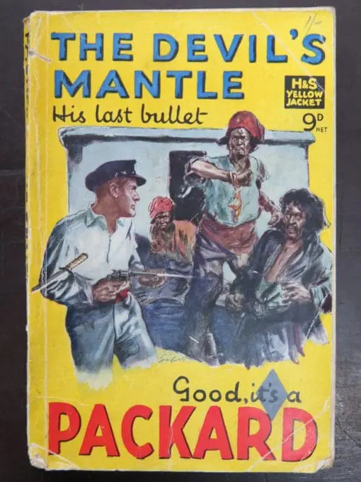 Frank L. Packard, The Devil's Mantle, Hodder & Stoughton, London, Vintage, Dunedin Bookshop, Dead Souls Bookshop