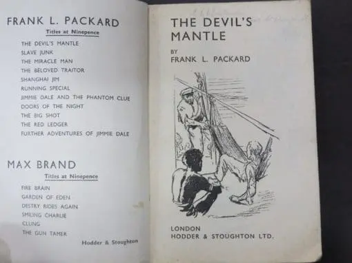 Frank L. Packard, The Devil's Mantle - Image 3