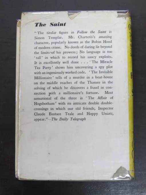 Leslie Charteris, Follow The Saint - Image 14