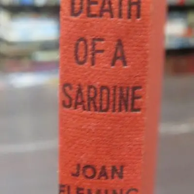 Joan Fleming, Death of a Sardine, Crime Club, Collins, London, Crime, Mystery, Detection, Dead Souls Bookshop, Dunedin Book Shop