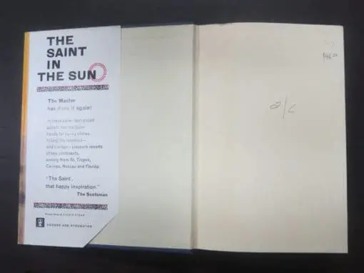Leslie Charteris, The Saint in the Sun - Image 9