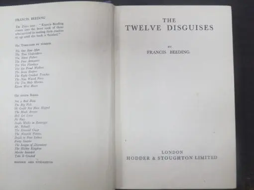Francis Beeding, The Twelve Disguises - Image 5