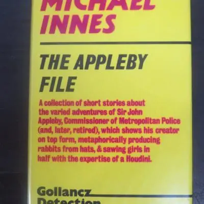 Michael Innes, The Appleby File, Gollancz, London, Crime, Mystery, Detection, Dead Souls Bookshop, Dunedin Book Shop
