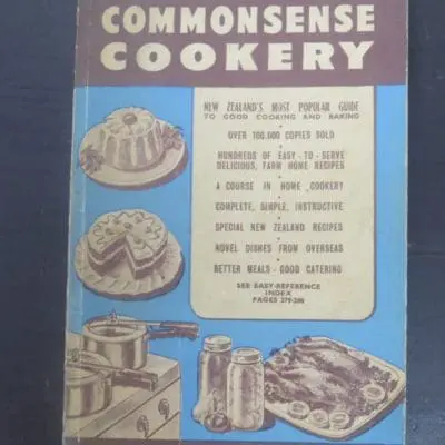 Tui';s Third Book of Commonsense Cookery, Hutcheson, Bowman, Stewart, Wellington, Cooking, Cookery, Dead Souls Bookshop, Dunedin Book Shop