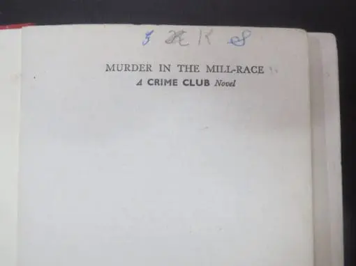 E. C. R. Lorca, Murder In The Mill Race - Image 7