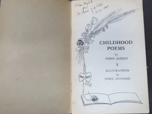 Doris DeMent, Doris Dunning, Childhood Poems, Illustrated - Image 9