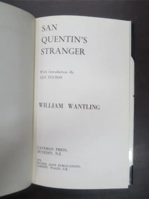 William Wantling, San Quentin's Stranger (hardback) - Image 6