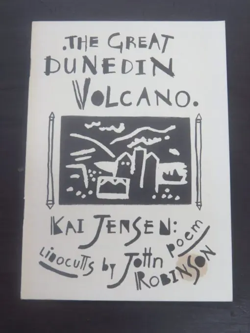 John Robinson, Kai Jensen, Poem, Linocuts, Dunedin, New Zealand Literature, New Zealand Art, New Zealand Poet, New Zealand Poetry, Dead Souls Bookshop, Dunedin Book Shop