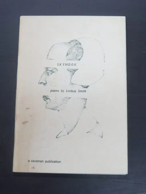 Lindsay Smith, Barry Cleavin, Skyhook, poems, Caveman Press, Dunedin, 1971, New Zealand Poet, New Zealand Poetry, Dunedin, New Zealand Literature, Art, Dead Souls Bookshop, Dunedin Book Shop