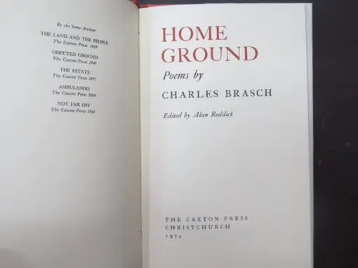 Charles Brasch, Home Ground - Image 7