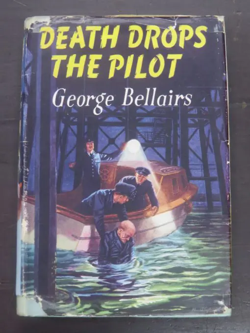 George Belliars, Death Drops The Pilot, Thriller Book Club, London, Crime, Mystery, Detection, Dead Souls Bookshop, Dunedin Book Shop