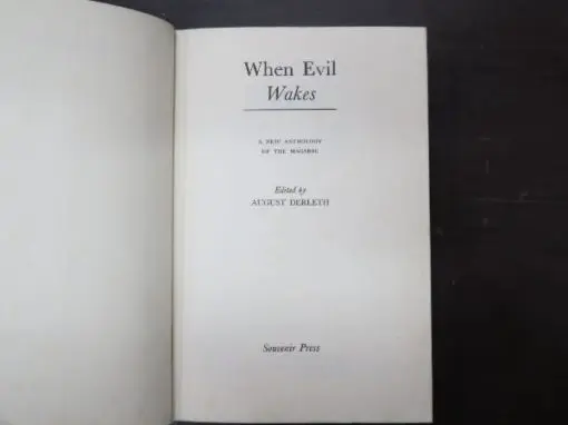 August Derleth ed., When Evil Wakes, A New Anthology of the Macabre - Image 6