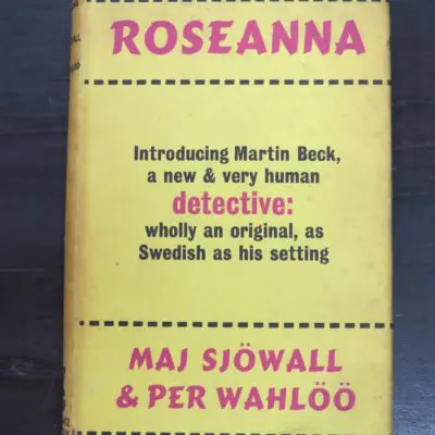 Maj Sjowall, Per Wahloo, Roseanna, Translated from the Swedish by Lois Roth, Gollancz, London, 1968, Crime, Mystery, Detection, Dead Souls Bookshop, Dunedin Book Shop
