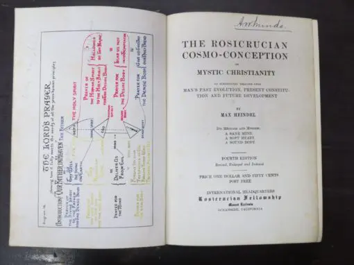 Max Heindel, The Rosicrucian Cosmo-Conception of Mystic Christianity, An Elementary Treatise Upon Man's Past Evolution, Present Constitution and Future Development, 4th ed, 1911 - Image 8