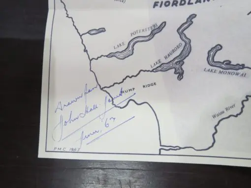 John Hall-Jones, Mr Surveyor Thomson: Early Days in Otago and Southland + signed map by P. Chandler - Image 11