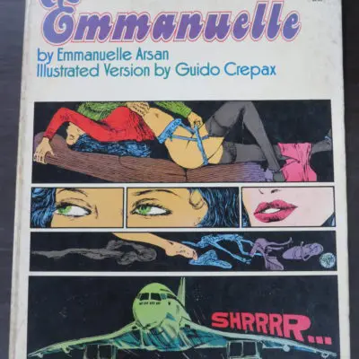 Emmanuelle Arsan, Emmanuelle, Illustrated Version by Guido Crepax, Grove Press, New York, 1980, Art, Illustration, Erotica, Literature, Dead Souls Bookshop, Dunedin Book Shop