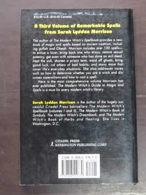 Sarah Lyddon Morrison, The Modern Witch's Guide to Magic and Spells - Image 3