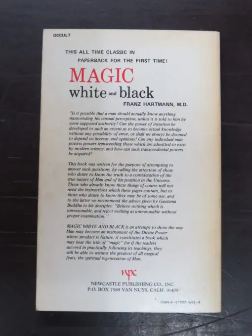 Franz Hartmann, Magic, White and Black or The Science of Finite and Infinite Life, Containing Hints for Students of Occultism, 5th Edition - Image 3
