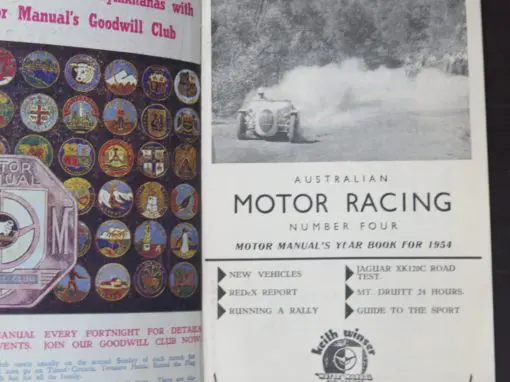 Motor Manual's Australian Motor Racing Year Book No.4, 1954 - Image 3
