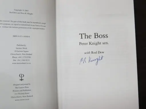 Peter Knight sen., Rod Day, The Boss - Image 7