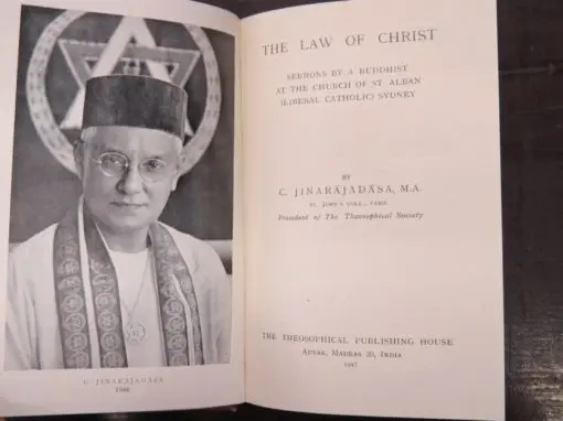 C. Jinarajadasa, The Law Of Christ, Sermons By A Buddhist At The Church Of St. Alban (Liberal Catholic) Sydney - Image 4