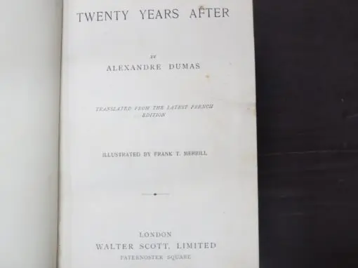 Alexandre Dumas, Twenty Years After, Translated from the latest French Edition, Illustrated by Frank T. Merrill - Image 4