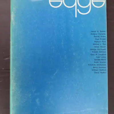 D. S. Long, Editor, Edge, The Edge Press, Christchurch, 1971, New Zealand Literature, New Zealand Poetry, Dead Souls Bookshop, Dunedin Book Shop