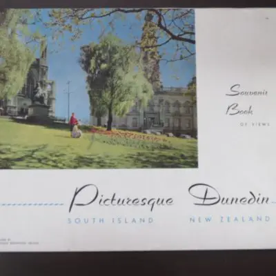 Picturesque Dunedin, South Island, New Zealand, Souvenir Book Of Views, The Otago Expansion League, Otago, Dunedin, Dead Souls Bookshop, Dunedin Book Shop