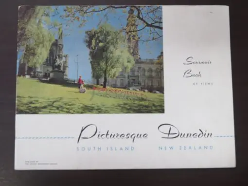 Picturesque Dunedin, South Island, New Zealand, Souvenir Book Of Views, The Otago Expansion League, Otago, Dunedin, Dead Souls Bookshop, Dunedin Book Shop