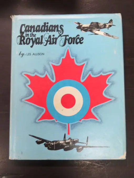 Les Allison, Canadians in the Royal Air Force, Manitoba, Canada, 1978, Military, Planes, Aviation, Dead Souls Bookshop, Dunedin Book Shop