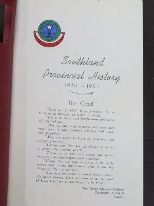 W.D.F.F. Southland Provincial History 1930 -1955 - Image 5