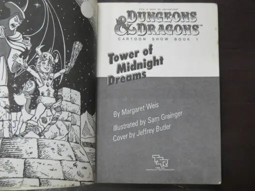Margaret Weis, Tower of Midnight Dreams, Pick A Path Adventure, Dungeons & Dragons Cartoon Show Book 1 - Image 7