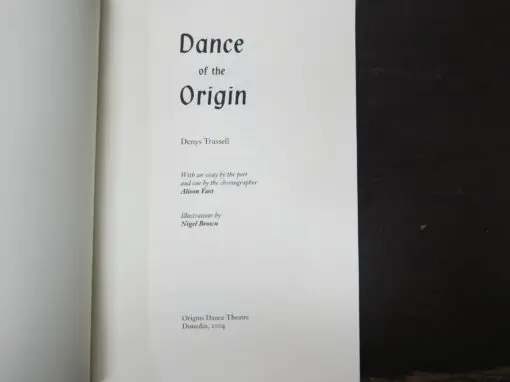 Denys Trussell, Dance of the Origin, with drawings by Nigel Brown, and essay by Alison East, signed by poet and artist - Image 7