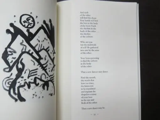 Denys Trussell, Dance of the Origin, with drawings by Nigel Brown, and essay by Alison East, signed by poet and artist - Image 4