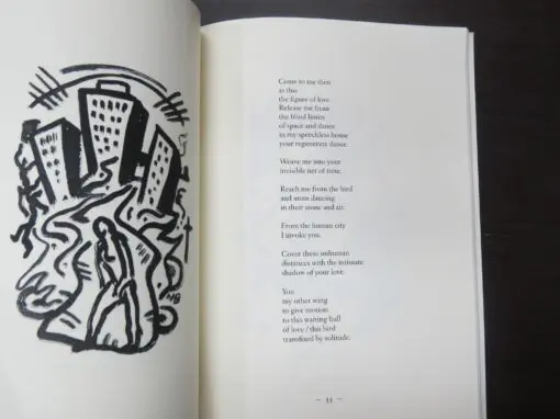 Denys Trussell, Dance of the Origin, with drawings by Nigel Brown, and essay by Alison East, signed by poet and artist - Image 3