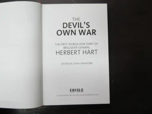John Crawford, Editor, The Devil's Own War, The First World War Diary of Brigadier-General Herbert Hart - Image 8