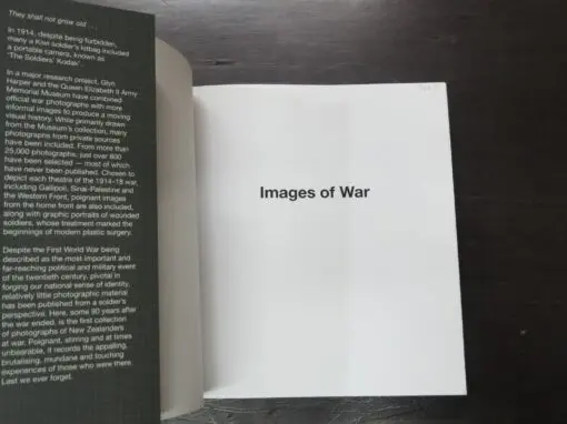 Glyn Harper, Queen Elizabeth II Army Memorial Museum, Images of War, World War One, A photographic record of New Zealanders at war 1914-1918 - Image 9