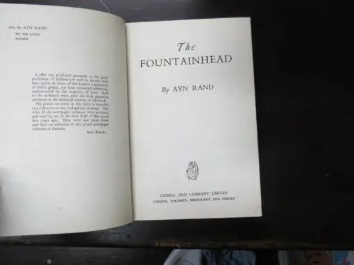 Ayn Rand, the Fountainhead, a novel - Image 5