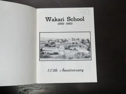 David Richmond, Wakari School 1858 - 1983, 125th Anniversary - Image 6